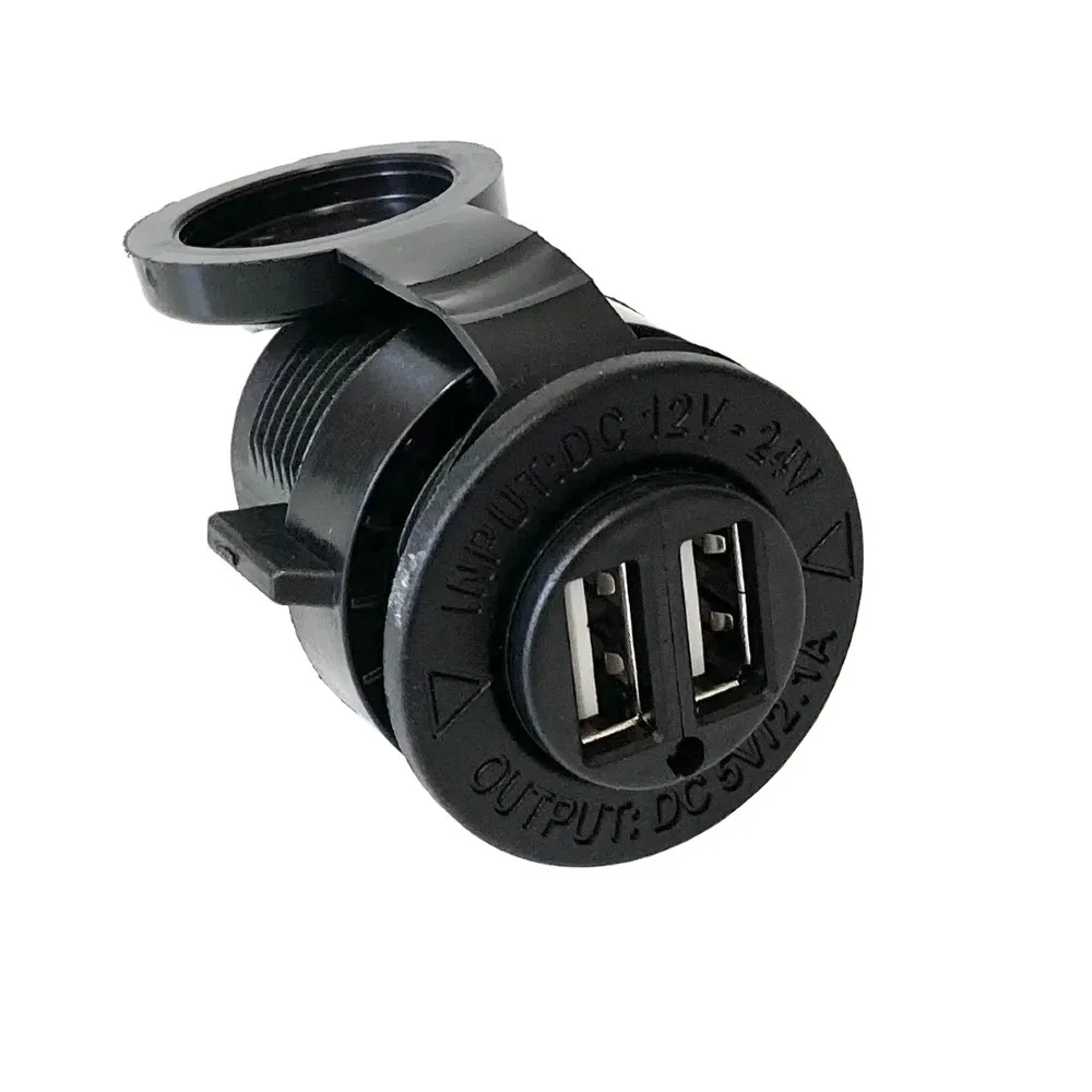 12V-24V Dual USB Charger Socket