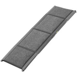 63-Inch Folding Dog Ramp for SUVs and Trucks