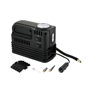 Portable 12V Tire Inflator with Pressure Gauge