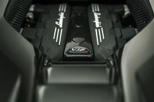 High-performance automotive engine bay